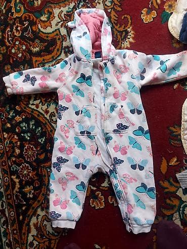 джинсовое платье в горошек: Комплект, цвет - Красный — 7