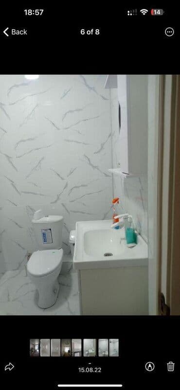 долгосрочная квартира джал: 1 комната, Агентство недвижимости, Без подселения, С мебелью полностью — 4