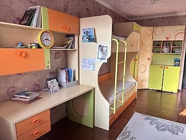 green house: Детская гарнитура, Для мальчика, ДСП, цвет - Оранжевый — 7