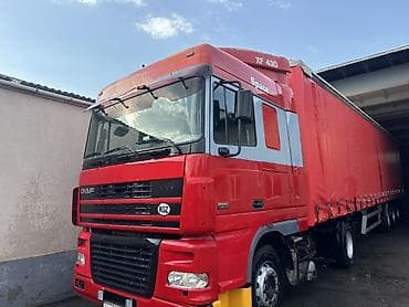 спец трал прицеп: Тягач, DAF, 2003 г., Тентованный — 4