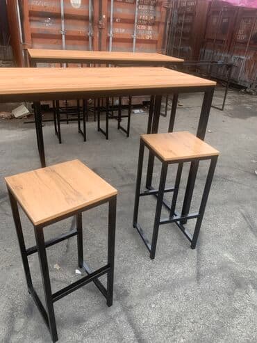 купить столы и стулья для кафе: Стол и стул для кафе, Новый, Платная доставка, Самовывоз — 8