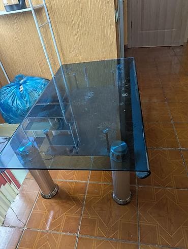 зеркала для салонов: Стол для зала, Б/у, Не раскладной, Прямоугольный — 1