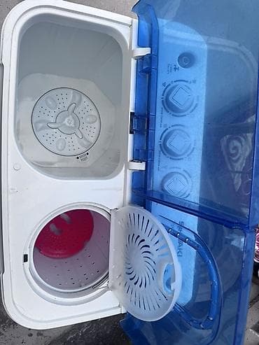 полноразмерные: Портативная полуавтоматическая стиральная машина SHIVAKI TE-45 - Два — 3