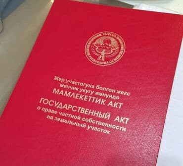 арендовать дом: 500 соток, Бизнес үчүн, Кызыл китеп, Сатып алуу-сатуу келишими — 1