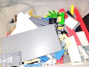 Смешанная подборка деталей конструктора (совместимых с LEGO) -
