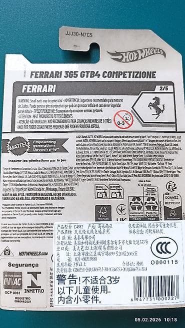 mitsubishi town box: Игрушки машинка HotWheels FERRARI оригинал,новая запечатанная, цена — 2