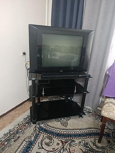 тв мебель: ТЕЛЕВИЗОР С ПОДСТАВКОЙ Телевизор TCL с электронно‑лучевой трубкой — 1