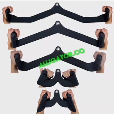 тренажер гиперэкстензия купить бу: Набор рукояток креплений профессиональные рукоять 5в1 комплект — 1