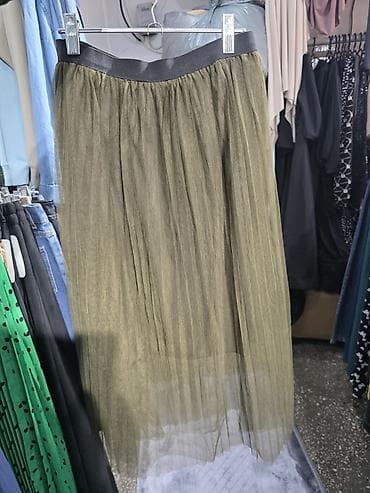 Жеке буюмдар: Юбка, Юбканын модели: Плиссе, Миди, Фатин, Белден — 4