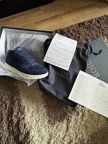 Мужские кроссовки, 41, Dior, Новый, цвет - Синий, Самовывоз, Платная доставка