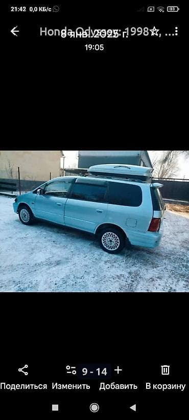 sur ron: Honda Odyssey: 1998 г., Минивэн — 2