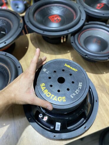 усилитель для буфер: Swat 1100 watt Rms. Очень мощный саб. Серии sabotage. Сабвуферные — 8