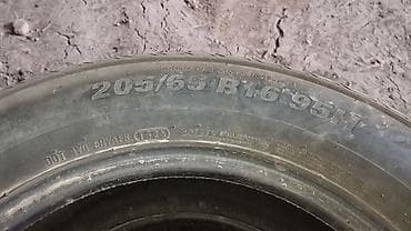 kumho: Шины 205 / 65 / R 16, Лето, Б/у, Пара, Легковые, Корея, Kumho — 1