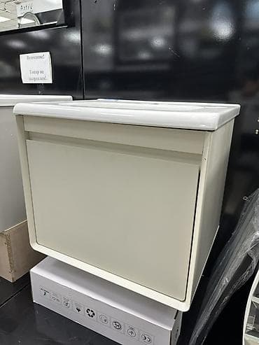 o store: Тумба для ванны, С раковиной, Другой материал, цвет - Белый — 1