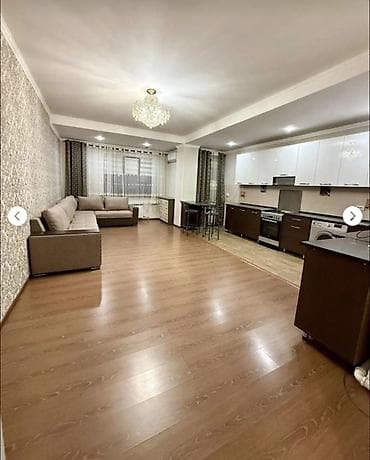 кв пишпек: 2 комнаты, 68 м², Элитка, Евроремонт — 4
