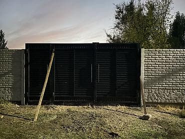 Металлические ворота и калитки с жалюзийными ламелями - Тип