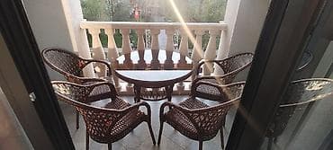 каменная: Комплект садовой мебели, Кресла, Ротанг — 7