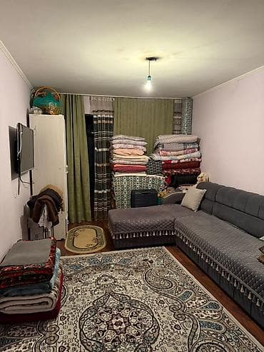 купить бишкек: 2 комнаты, 42 м², 5 мкр 104 серия, 2 этаж, Косметический ремонт — 1