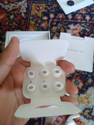 Аудиотехника: Беспроводные вакуумные наушники, Apple, AirPods Pro, Б/у — 1