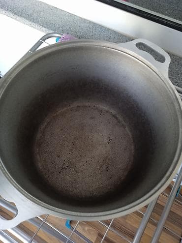 Посуда: Казан из алюминия с крышкой. Подходит для приготовления различных — 2