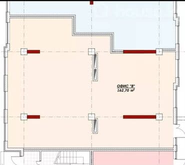 куплю коммерческое помещение в бишкеке: Продаю Офис 162 м², Без ремонта, Без мебели, Частный дом, 1 этаж — 4