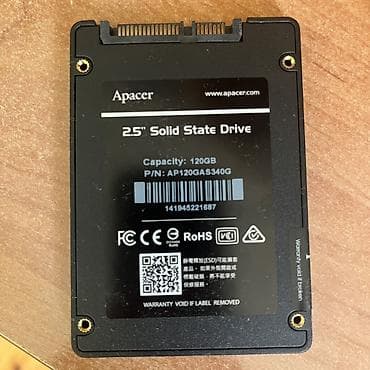 Компьютеры, ноутбуки и планшеты: Накопитель, Б/у, Apacer, SSD, 128 ГБ, 2.5", Для ПК — 2