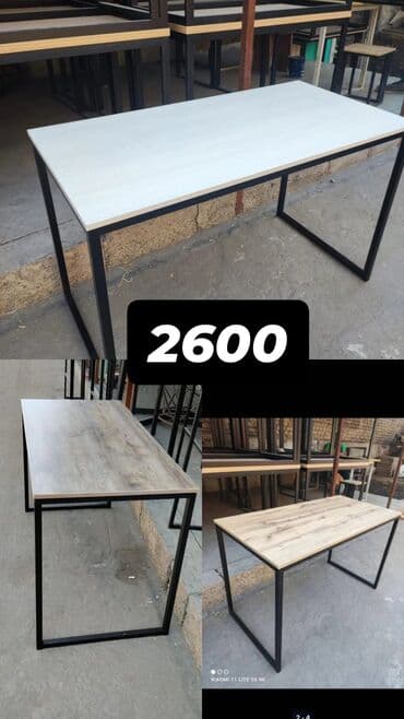 кресло офисная: Офисный стол, Нерегулируемый, цвет - Черный, Прямоугольный — 5