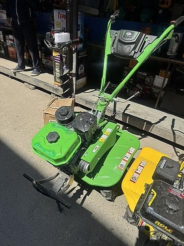 t 25: Мотокультиватор/мотоблок бензиновый (зелёный) - Тип: бензиновый — 1