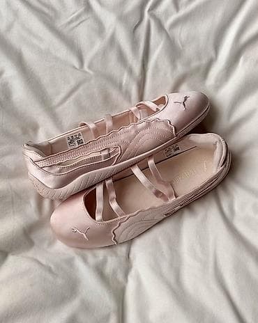Туфли: Балетки Puma Ballet – сатиново-розовые💕 Очень милые балетки на лето — 1