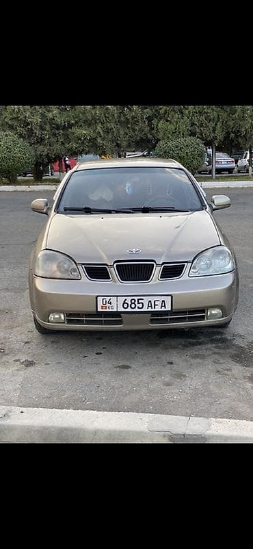 Унаа: Daewoo Lacetti: 2003 г., 1.6 л, Кол менен иштөөчү, Бензин, Седан — 2