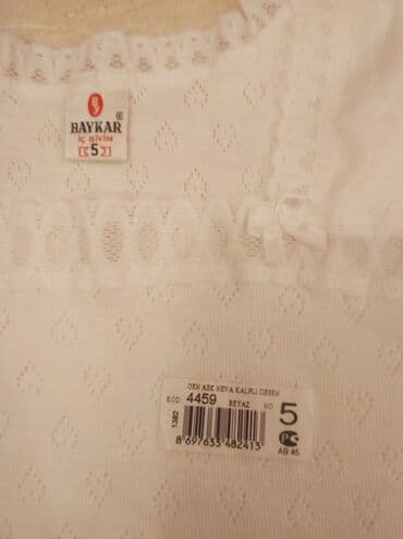 брендовые вещи из турции: Новые майки для девочек, "Baykyr", Турция, на 5 лет, 100 % хлопок — 4