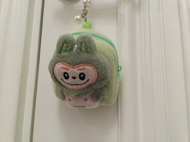 женский кошелек для документов: Мягкие мини-кошельки-брелоки с молнией - Формат: круглая — 2