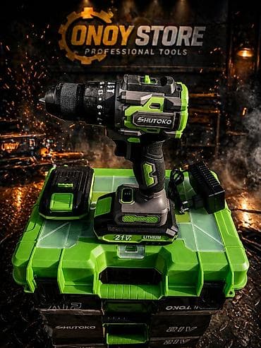Аккумуляторная дрель-шуруповёрт SHUTOKO 21V. Описание: - Беспроводной