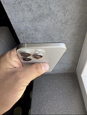 pixel 9a: IPhone 15 Pro Max, Б/у, 1 ТБ, Natural Titanium, 75 % — 1