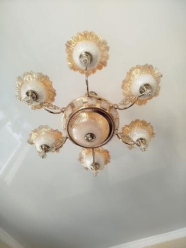 бу кастрюля: Люстры потолочные, 2 модели. 1) Классическая 6‑рожковая люстра с — 3