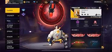 Үлпөт көйнөктөрү жана аксессуарлар: Аккаунт Free Fire Основные параметры: - Уровень профиля: 68 - — 1