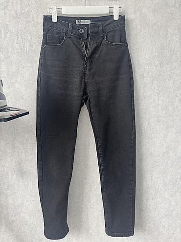 Джинсы: Утепленные джисы. Б/у. Размер с/м — 1