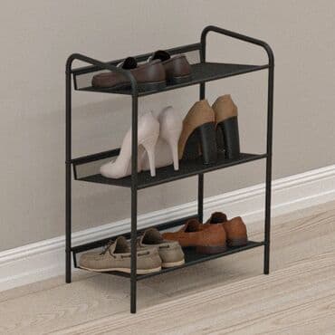 обувная полка с пуфиком: Полка для обуви, Новый, Железо, Бесплатная доставка, Платная доставка — 1