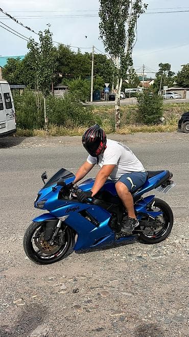 двигатель для мотоцикла: Спортбайк Kawasaki, 650 куб. см, Бензин, Взрослый, Б/у — 4