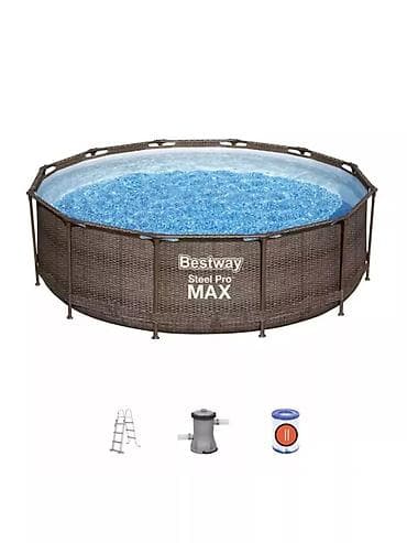 для бассейнов: 🔥 ХИТ ЛЕТА — Bestway Steel Pro Max 📌 Артикул: 5614X Большой бассейн — 7