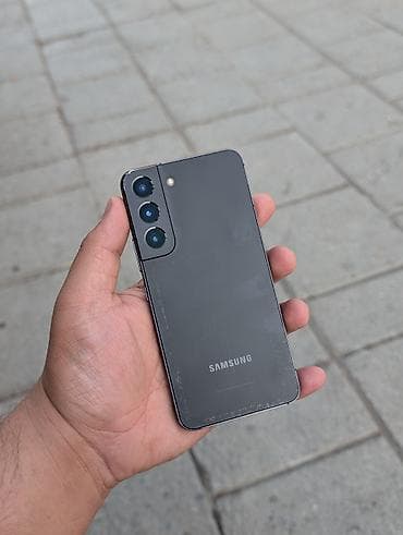 yasin 55: Samsung Galaxy S22, Б/у, 256 ГБ, цвет - Черный, 1 SIM — 1
