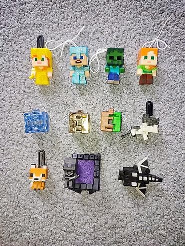Фигурки/игрушки Kinder Joy Minecraft (Киндер Джой Майнкрафт). Цена за