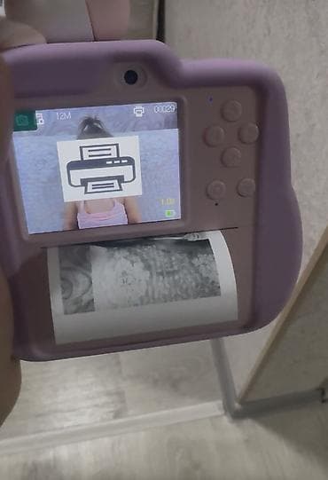 фотоапарат моментальной печати: Детская цифровая камера с моментальной печатью Основные возможности — 5