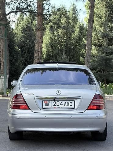 машина мусо: Mercedes-Benz S-Class: 2000 г., 5 л, Автомат, Бензин, Седан — 4