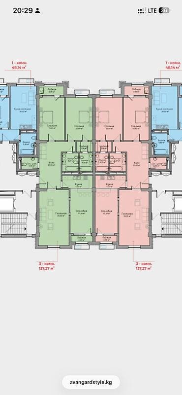 елисей: 3 комнаты, 137 м², Элитка, 10 этаж, Готовая ПСО (под самоотделку) — 2