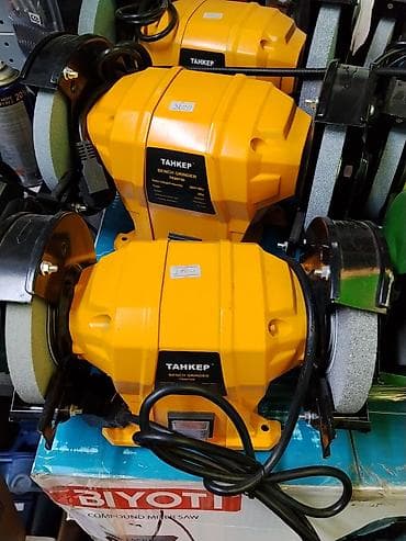 чп: Настольный точильный станок TAHKEP (Bench Grinder) - Два абразивных — 2