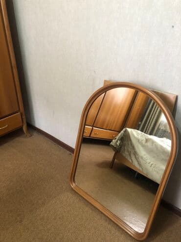 купить бу теннисный стол в бишкеке: Спальный гарнитур, Б/у, Двуспальная кровать, Тумба, Шкаф, Дерево, Самовывоз, цвет - Коричневый — 3