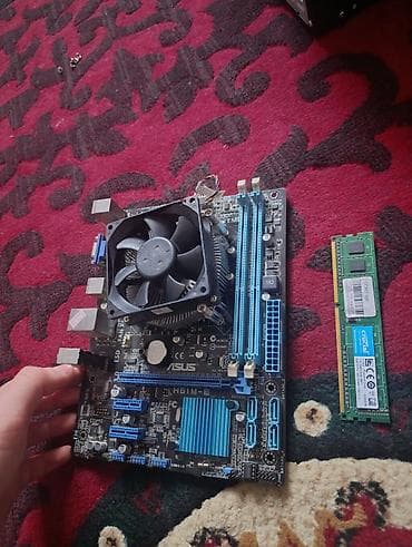 Материнская плата, Б/у, Asus, LGA1155, Mini-ATX, Для ПК