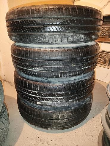 5 100 17: Комплект колес с шинами Hankook. R13.155.70 хорошо состояние 4шт — 3