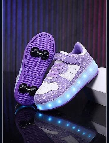 nike react: Детские кроссовки-ролики с подсветкой Для Мальчика и Девочки - 2-в-1 — 1